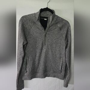 Lululemon Women's Engineered Warmth Half Zip Graphite Grey Pullover Sweatshirt 8